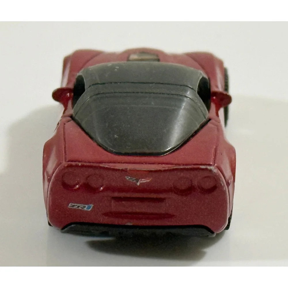 Hot Wheels Corvette ZR1 Kids 1:64 Red Die-Cast Toy Car 2008 Mattel